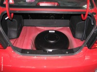 montaj instalatii gpl Chevrolet Aveo sedan, rezervor toroidal de 42 litri