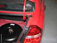 montaj instalatii gpl Chevrolet Aveo sedan, rezervor toroidal de 42 litri