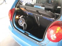 montaj instalatii gpl Chevrolet Spark, rezervor cilindric de 28 litri