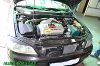 montaj instalatii gpl Opel Astra Caravan, Tomasetto Stag 200 cu rezervor cilindric 55l