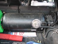 montaj instalatii gpl Opel Frontera, Rezervor cilindric 55 litri