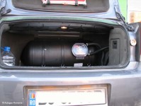 montaj instalatii gpl Opel Vectra C, Instalatie GPL Tomasetto, Rezervor cilindric 80 litri