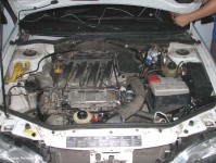 montaj instalatii gpl Renault Megane I, Instalatie GPL Tomasetto, Rezervor cilindric 55 litri