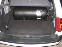montaj instalatii gpl Renault Megane I, Instalatie GPL Tomasetto, Rezervor cilindric 55 litri