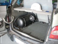 montaj instalatii gpl Renault Scenic, Instalatie GPL Tomasetto, Rezervor cilindric 45 litri