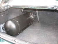 montaj instalatii gpl Volkswagen Passat 1,8 Turbo, Instalatie GPL Tomasetto, Rezervor cilindric 55 litri